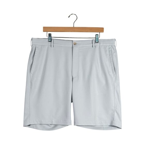 Peter Millar Golf Shorts | Classic Fit | Gray Performance Pickleball Preppy | 36 - Picture 1 of 7